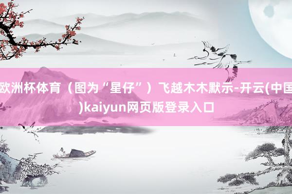 欧洲杯体育（图为“星仔”）飞越木木默示-开云(中国)kaiyun网页版登录入口